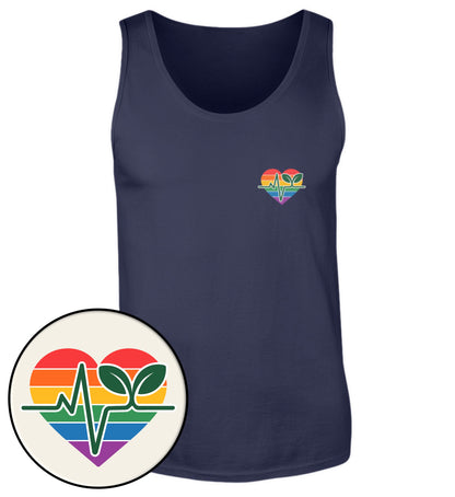French Navy Tank Top – Queer-Vegan ECG - Vegayn