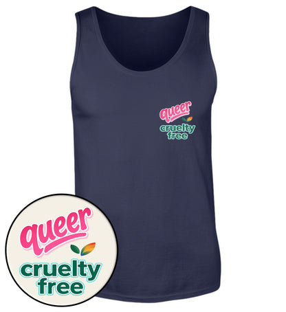 French Navy Tank Top – Queer & cruelty-free - Vegayn