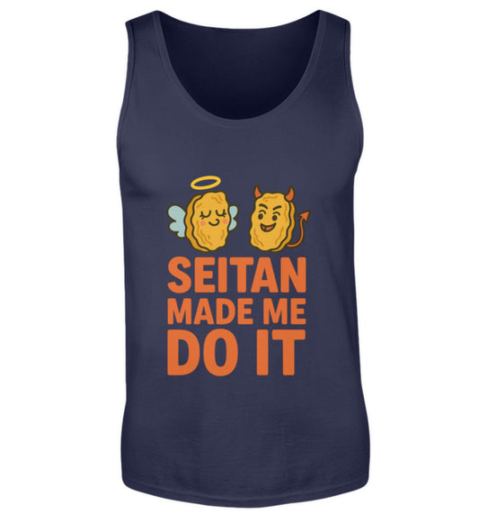 French Navy Tank Top – Seitan made me do it - Vegayn