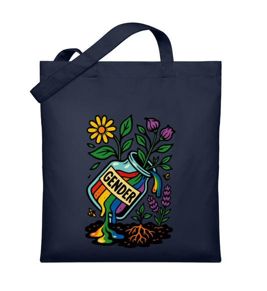 French Navy Tote Bag – Gender- Vegayn