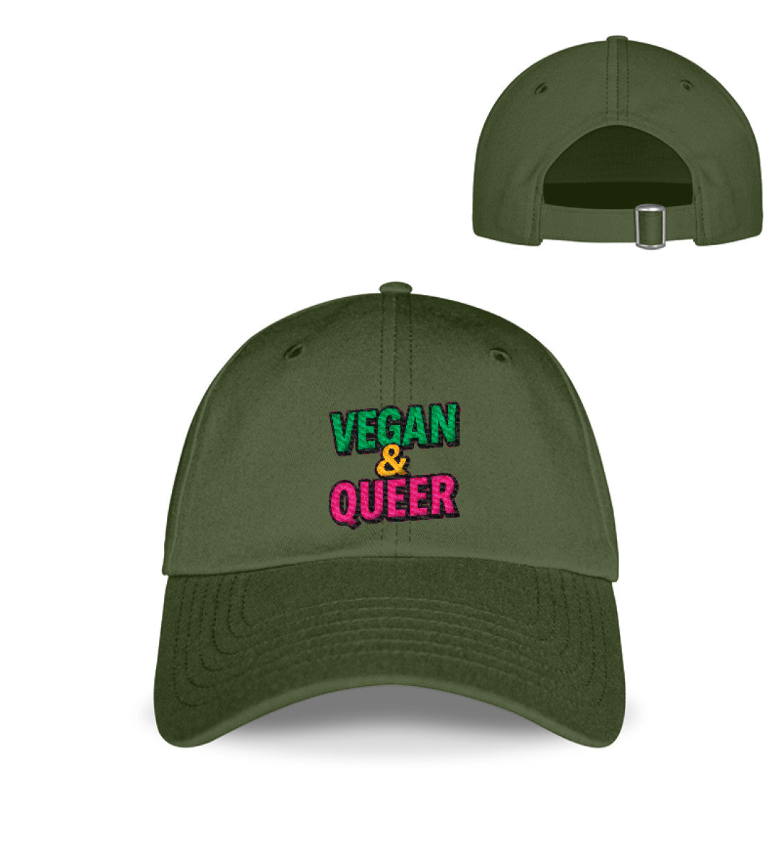 Go Green Cap Embroidery – Vegan & Queer - Vegayn