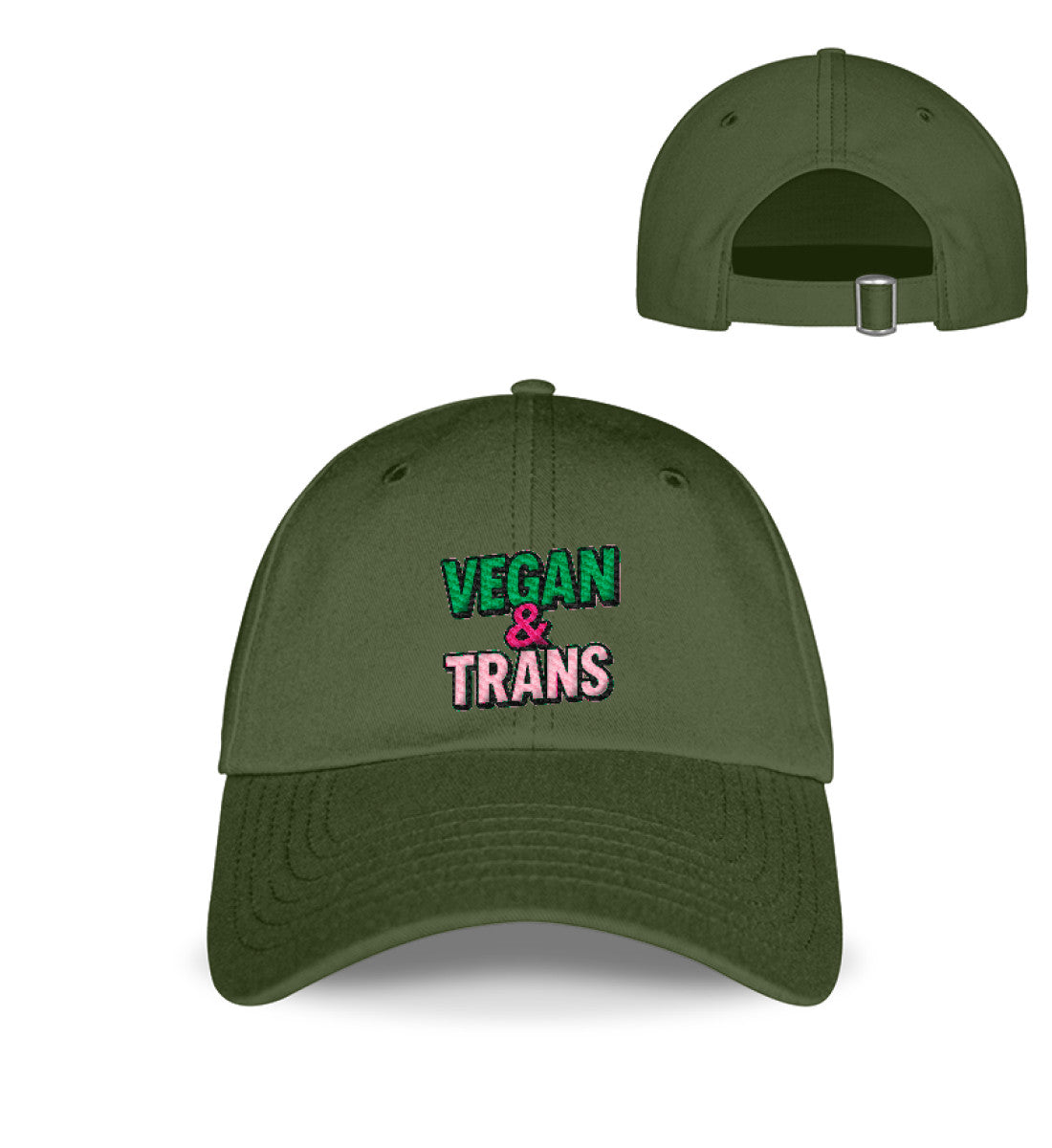 Go Green Cap Embroidery – Vegan & Trans - Vegayn