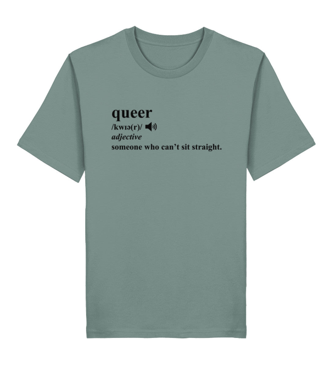 Green Bay Classic T-Shirt – Dictionary Queer - Vegayn