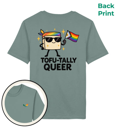 Green Bay Classic T-Shirt – Tofu-tally queer with bandana - Vegayn