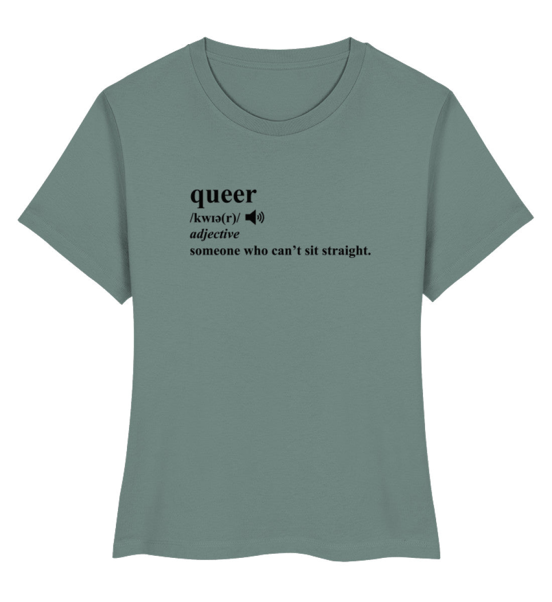 Green Bay Short-Fit T-Shirt – Dictionary Queer - Vegayn