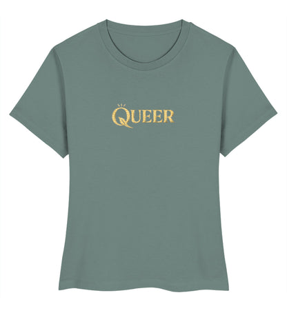 Green Bay Short-Fit T-Shirt Embroidery – Queer - Vegayn