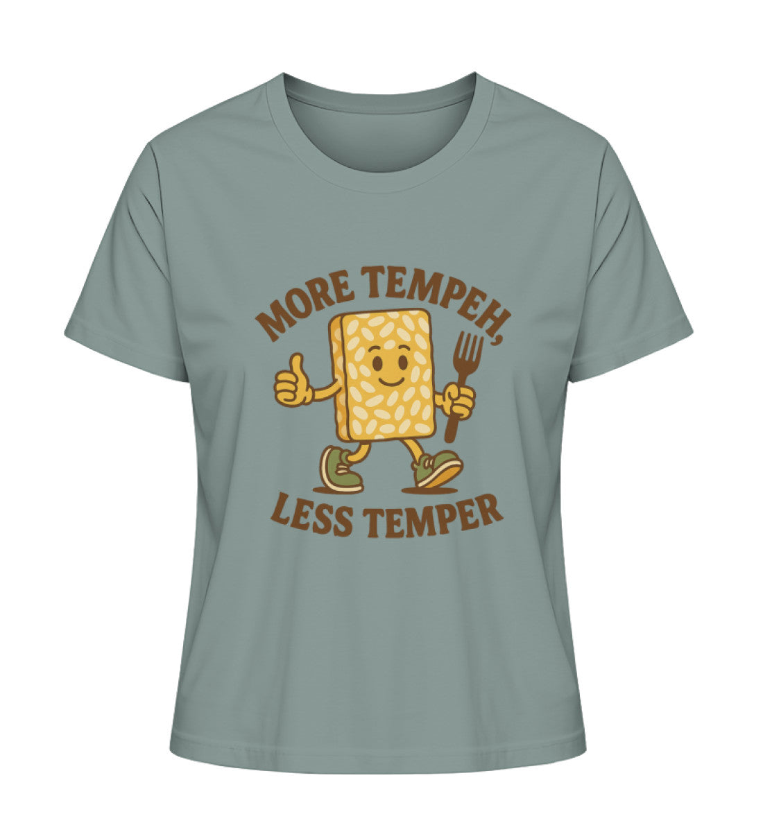 Green Bay Short-Fit T-Shirt – More tempeh, less temper - Vegayn