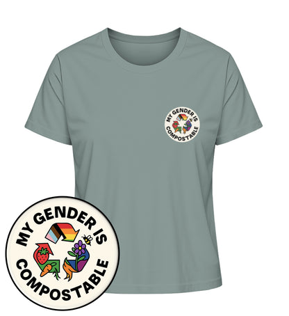 Green Bay Short-Fit T-Shirt – My gender is compostable - Vegayn