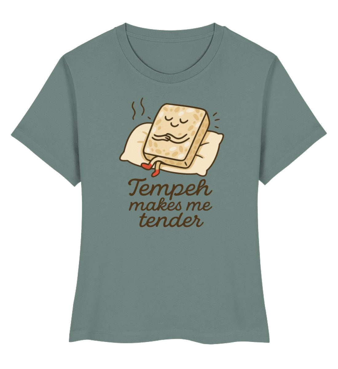 Green Bay Short-Fit T-Shirt – Tempeh makes me tender - Vegayn
