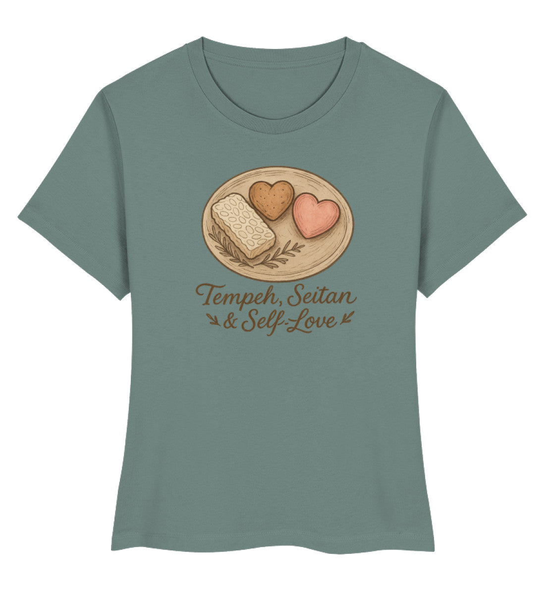 Green Bay Short-Fit T-Shirt – Tempeh, seitan & self-love - Vegayn