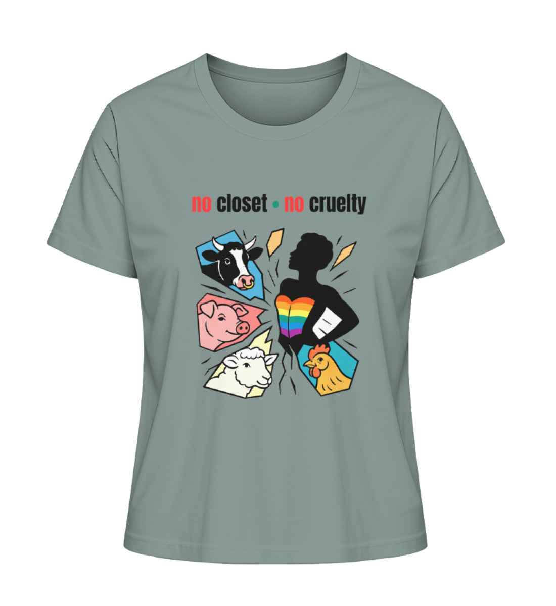 Green Bay Short-Fit T-Shirt – no closet • no cruelty - Vegayn