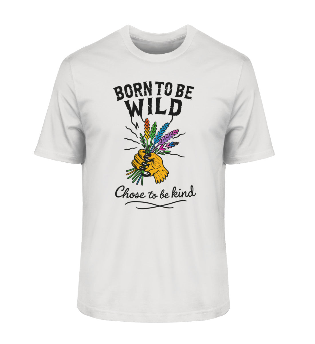 Heather Grey Classic T-Shirt – Born to be wild. Chose to be kind. - Vegayn