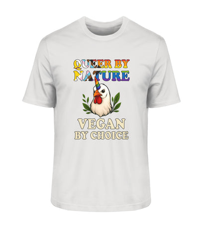 Heather Grey Classic T-Shirt Chicken Unicorn – Queer by nature, Vegan by choice - Vegayn