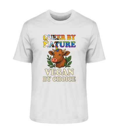Heather Grey Classic T-Shirt Cow Unicorn – Queer by nature, Vegan by choice - Vegayn