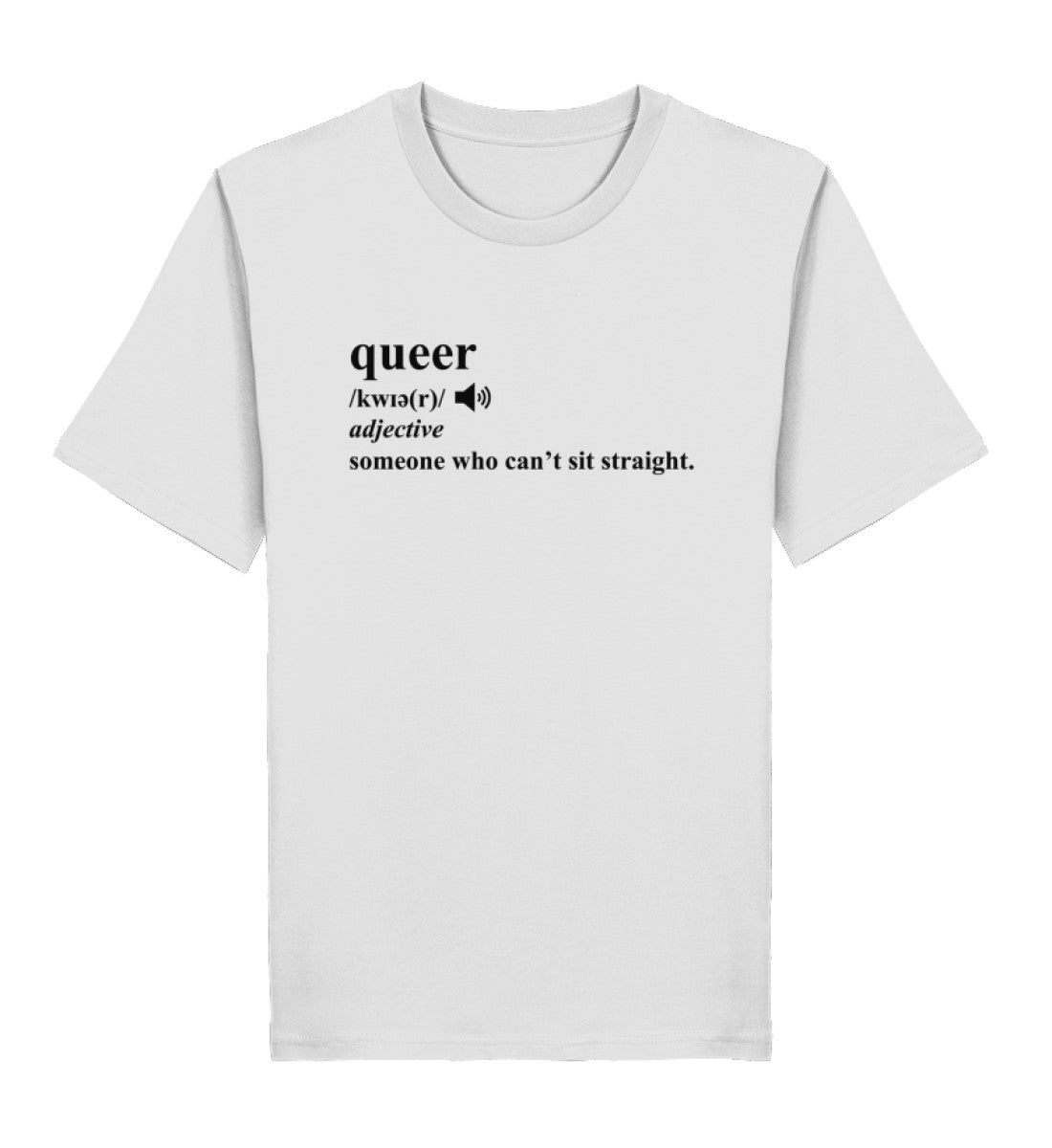 Heather Grey Classic T-Shirt – Dictionary Queer - Vegayn