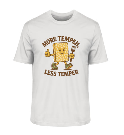 Heather Grey Classic T-Shirt – More tempeh, less temper - Vegayn
