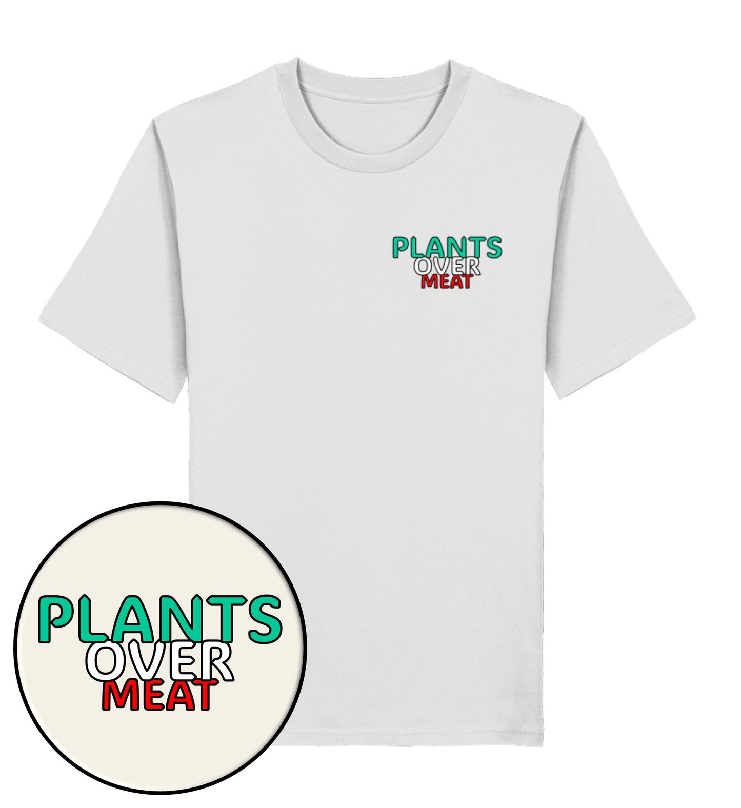Heather Grey Classic T-Shirt – Plants over meat - Vegayn