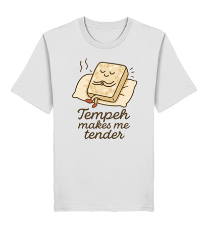 Heather Grey Classic T-Shirt – Tempeh makes me tender - Vegayn