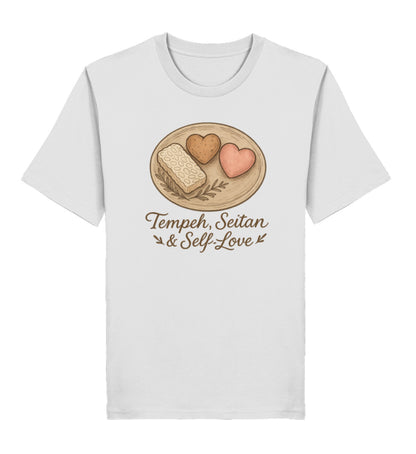 Heather Grey Classic T-Shirt – Tempeh, seitan & self-love - Vegayn
