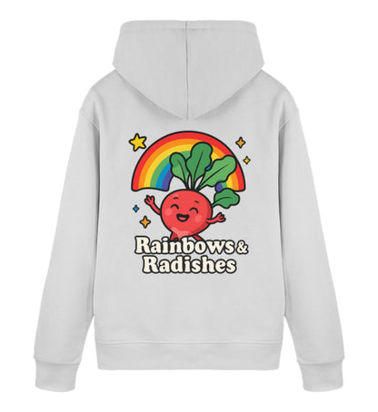 Heather Grey Hoodie – Rainbows & Radishes - Vegayn