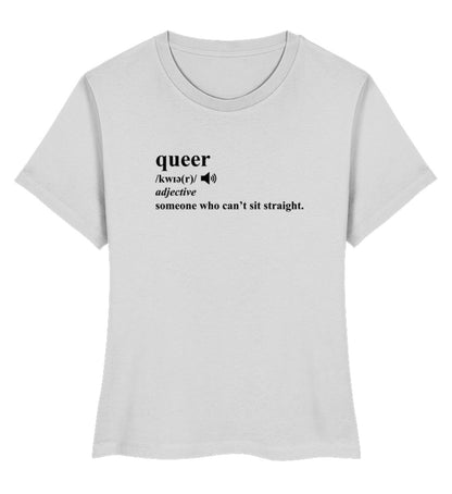 Heather Grey Short-Fit T-Shirt – Dictionary Queer - Vegayn