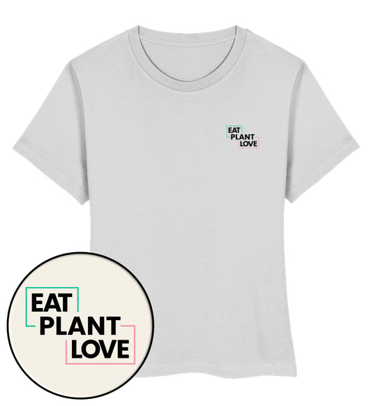 Heather Grey Short-Fit T-Shirt – Eat plant. Plant love - Vegayn