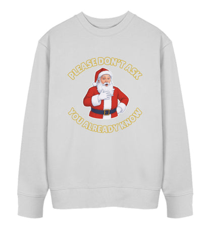 Heather Grey Sweatshirt Christmas – Please don't ask. You already know - Vegayn