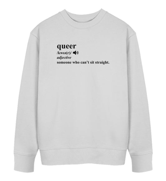 Heather Grey Sweatshirt – Dictionary Queer - Vegayn