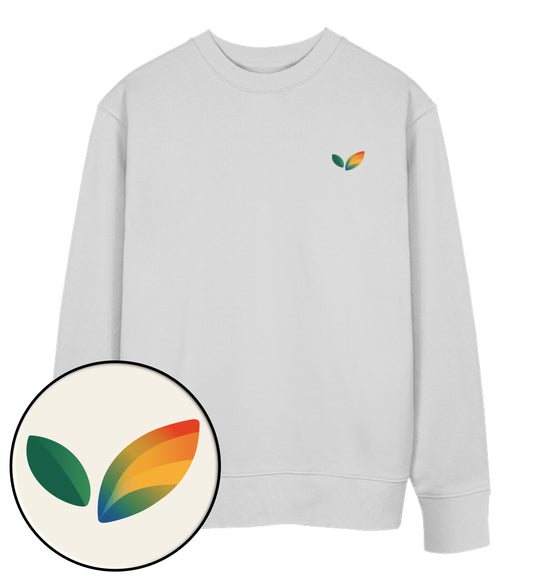 Heather Grey Sweatshirt – Vegayn Queer Little Leaf - Vegayn