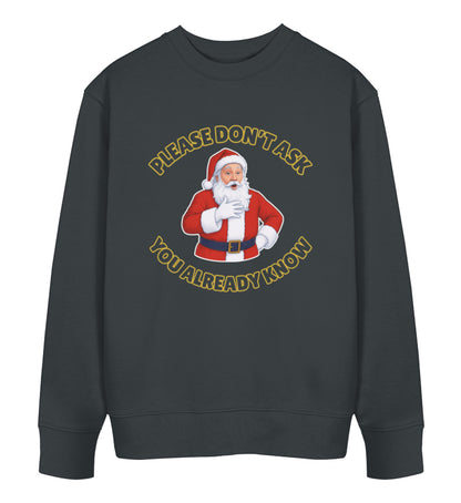 India Ink Grey Sweatshirt Christmas – Please don't ask. You already know - Vegayn