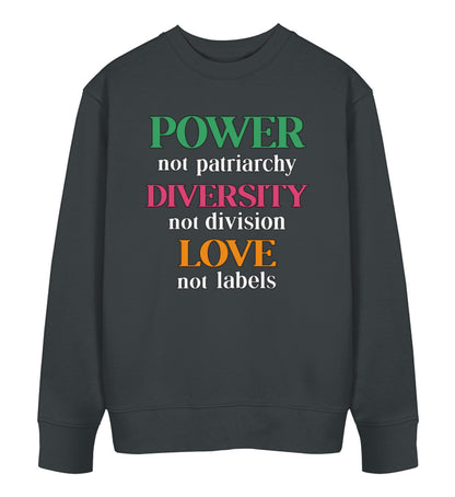 India Ink Grey Sweatshirt – Power, not patriarchy... - Vegayn