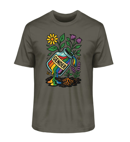 Khaki Classic T-Shirt – Gender - Vegayn