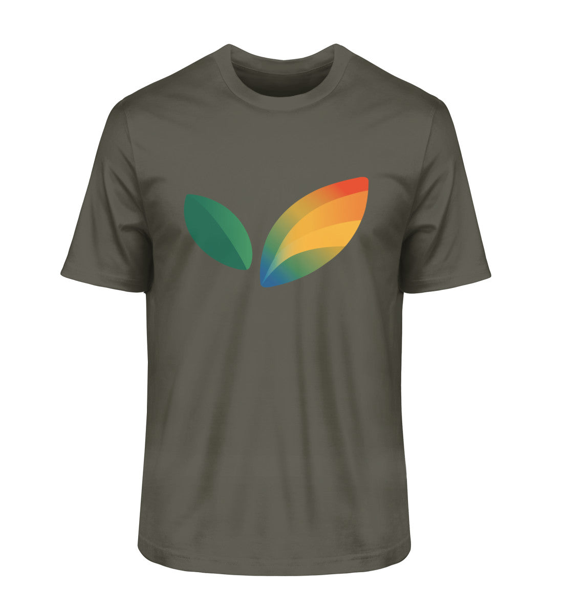 Khaki Classic T-Shirt – Vegayn Leaf