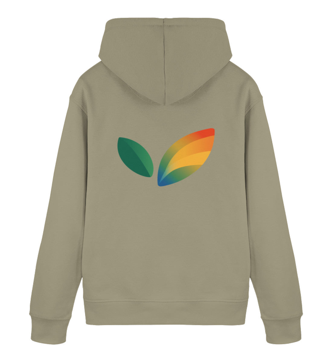 Khaki Hoodie – Vegayn Queer Leaf - Vegayn