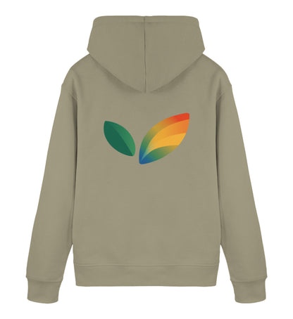 Khaki Hoodie – Vegayn Queer Leaf - Vegayn