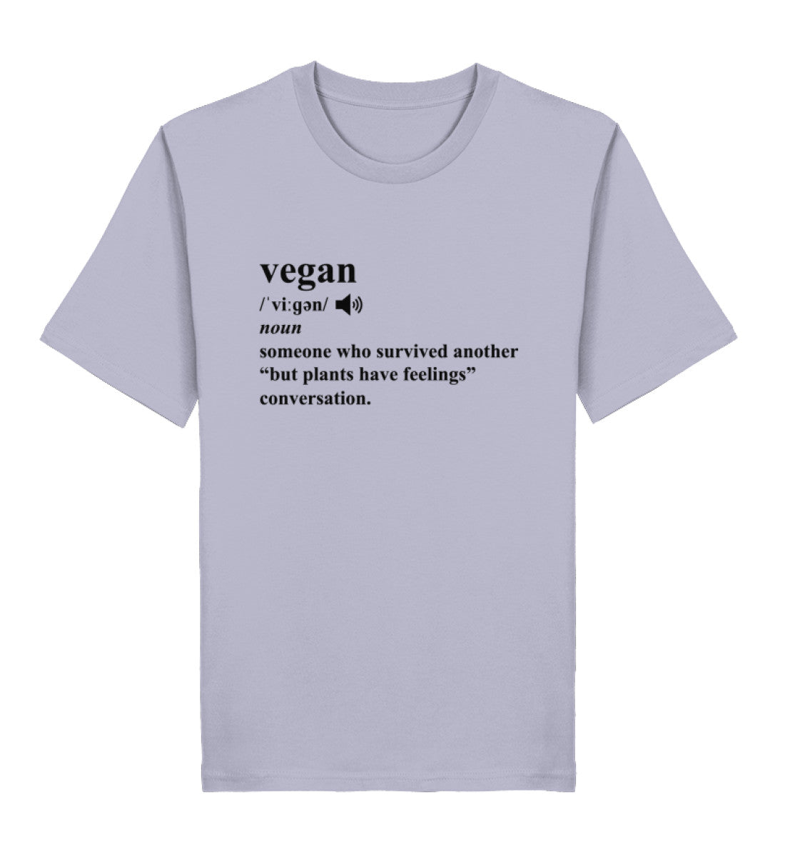 Lavender Classic T-Shirt – Dictionary Vegan - Vegayn