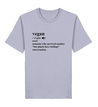 Lavender Classic T-Shirt – Dictionary Vegan - Vegayn