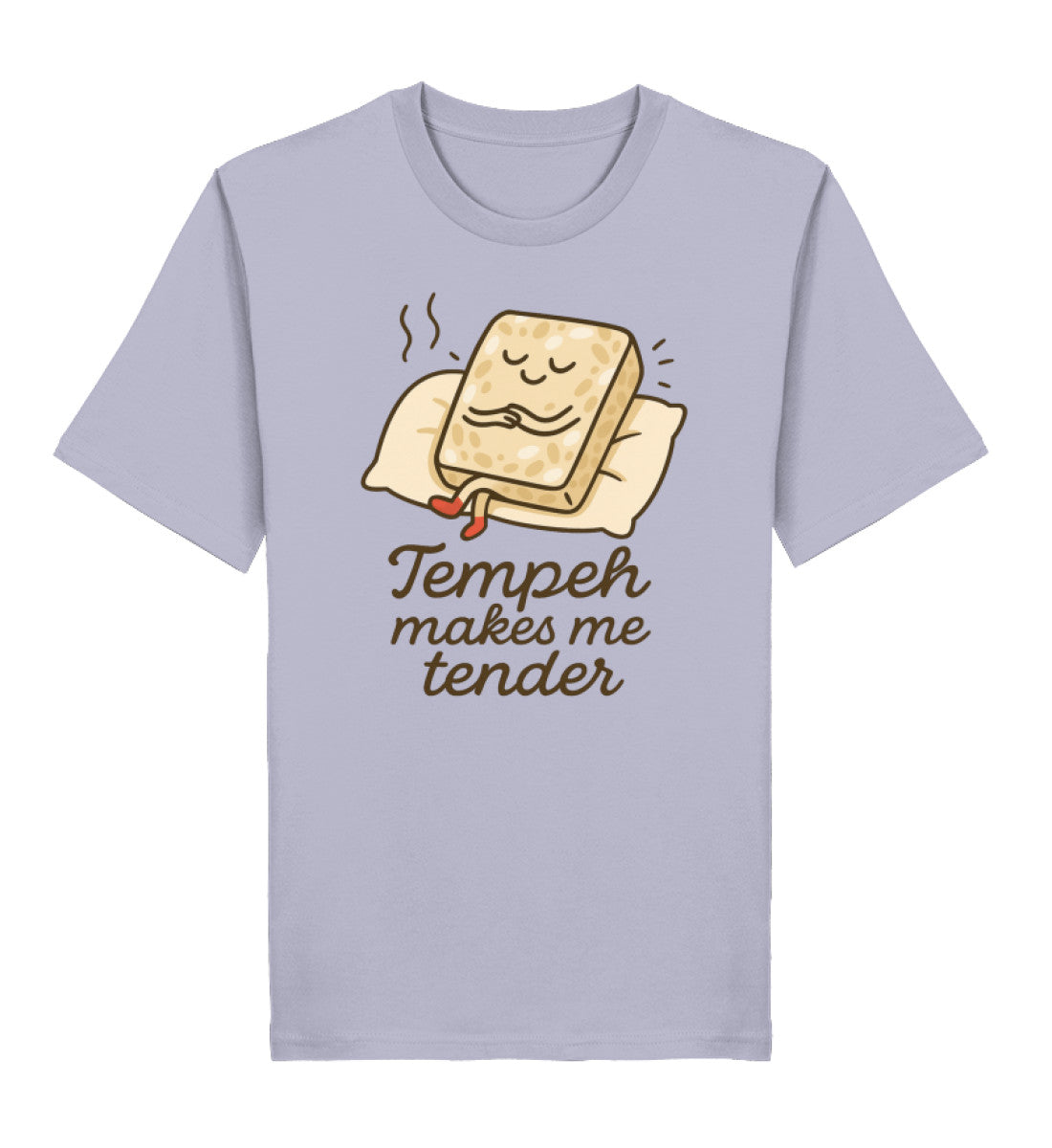 Lavender Classic T-Shirt – Tempeh makes me tender - Vegayn
