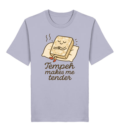 Lavender Classic T-Shirt – Tempeh makes me tender - Vegayn