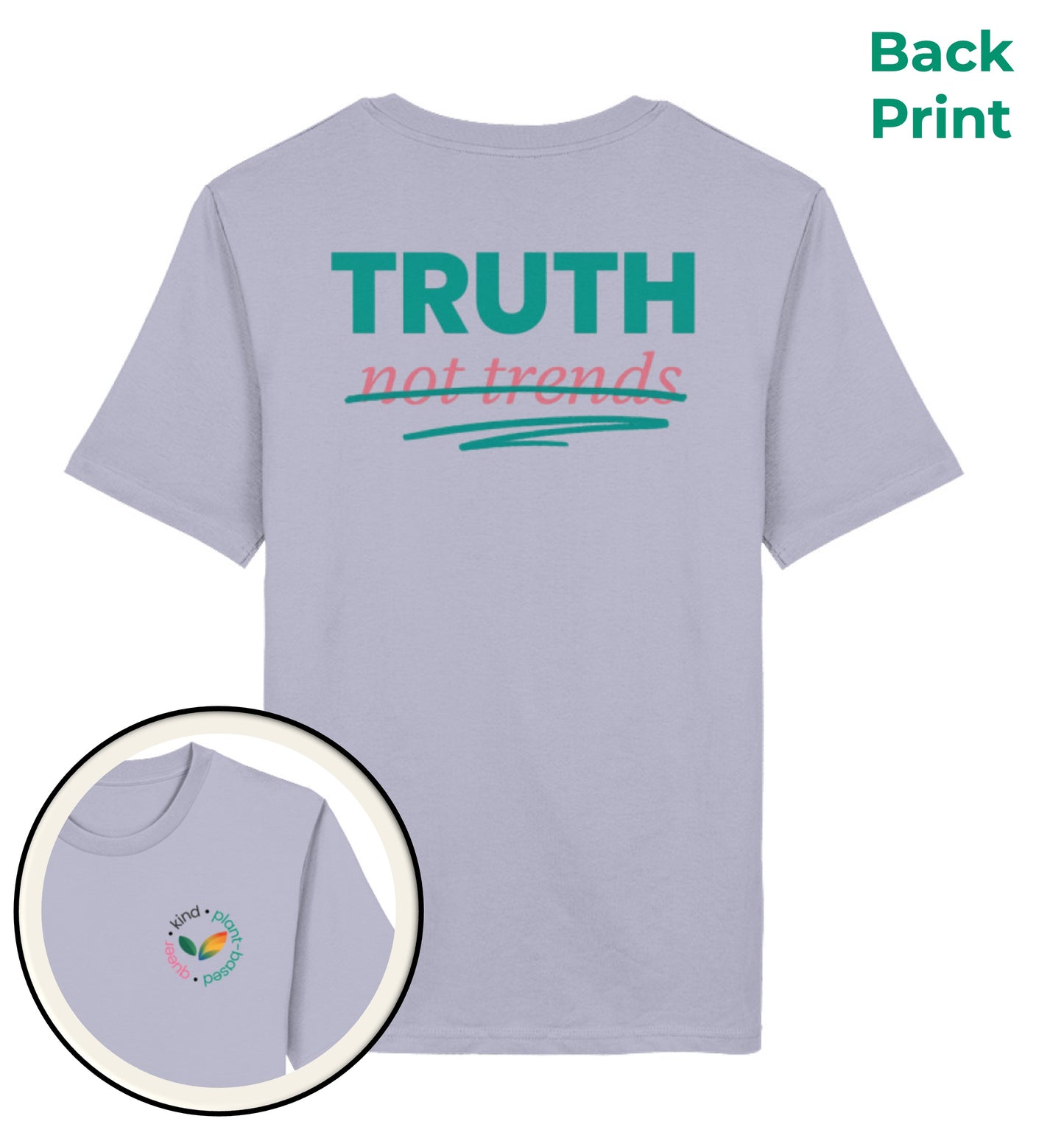 Lavender Classic T-Shirt – Truth, not trends - Vegayn