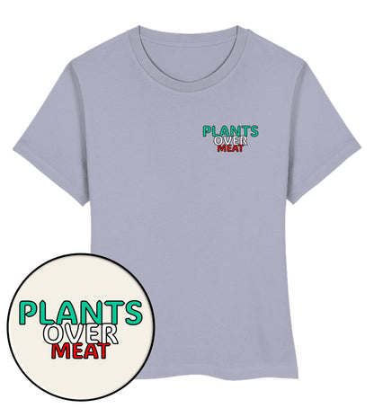 Lavender Short-Fit T-Shirt – Plants over meat - Vegayn
