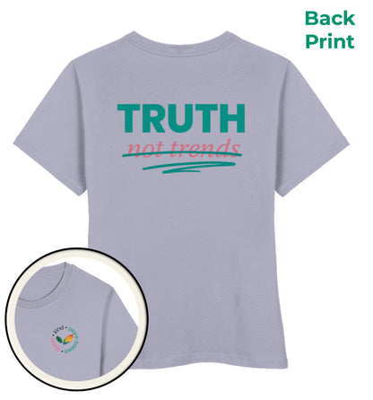 Lavender Short-Fit T-Shirt – Truth, not trends - Vegayn