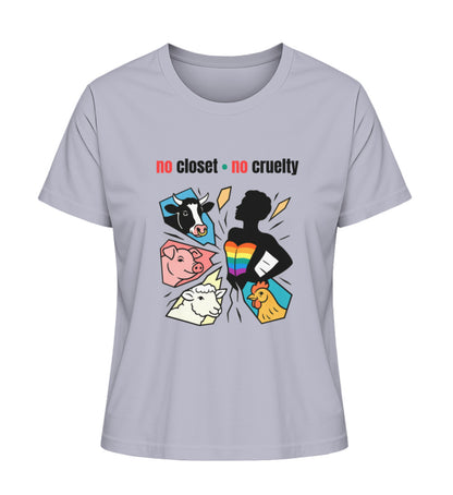 Lavender Short-Fit T-Shirt – no closet • no cruelty - Vegayn