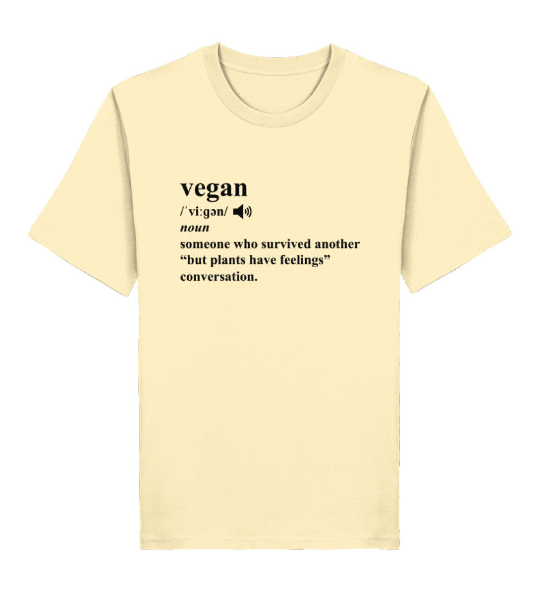 Natural Raw Classic T-Shirt – Dictionary Vegan - Vegayn