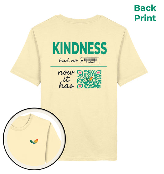 Natural Raw Classic T-Shirt – Kindness had no label. Now it has - Vegayn