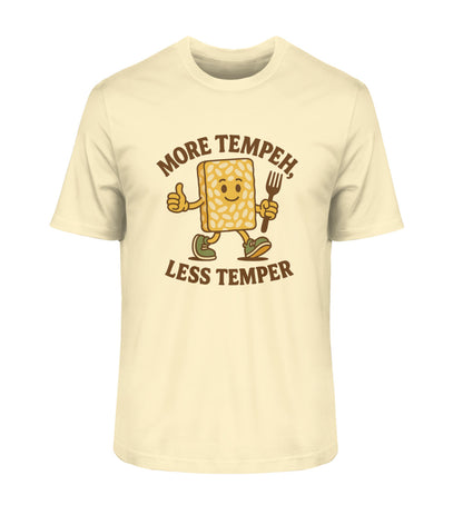 Natural Raw Classic T-Shirt – More tempeh, less temper - Vegayn