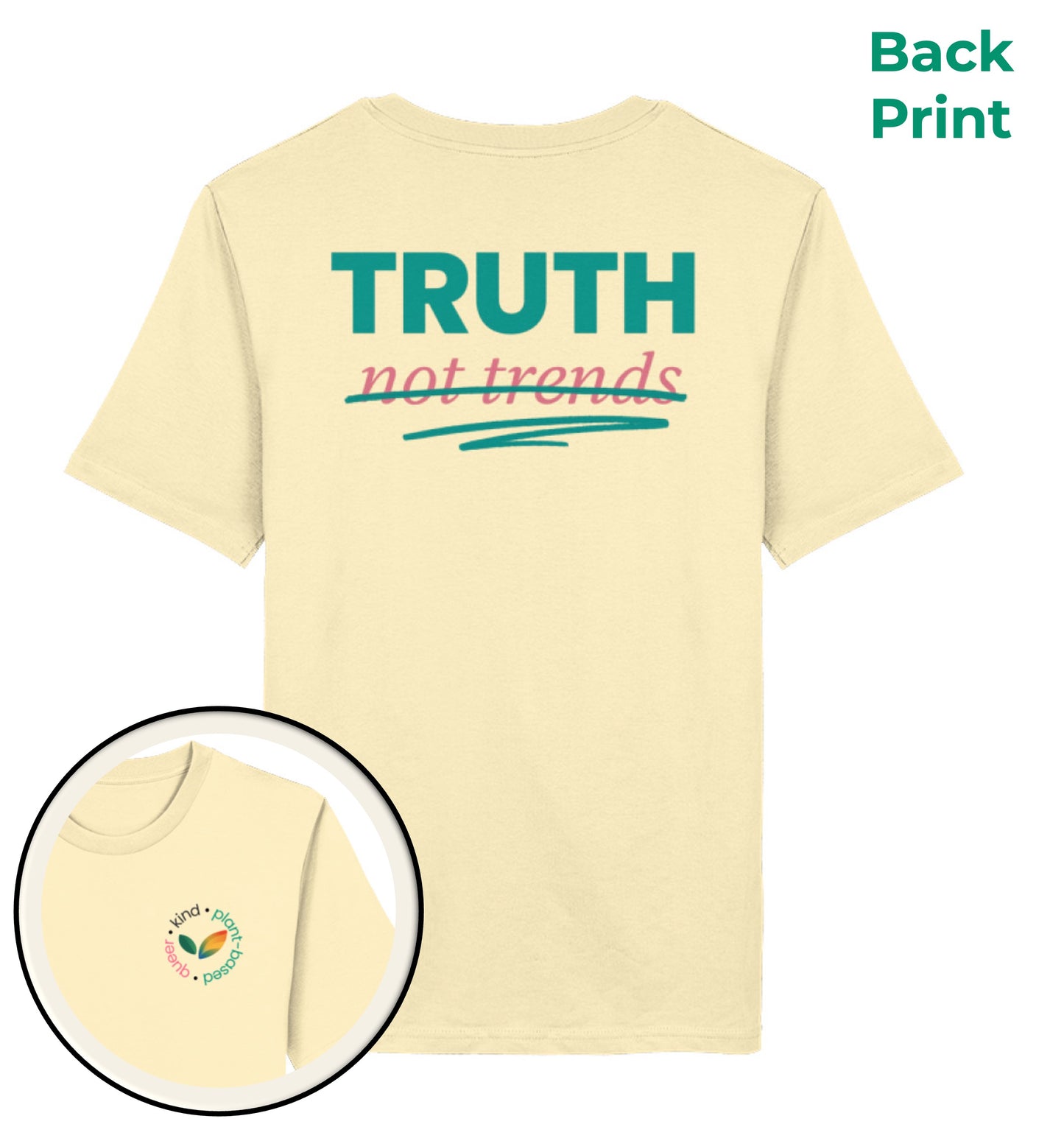 Natural Raw Classic T-Shirt – Truth, not trends - Vegayn