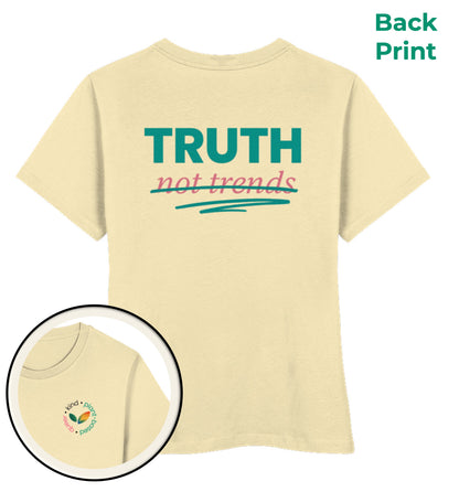 Natural Raw Short-Fit T-Shirt – Truth, not trends - Vegayn