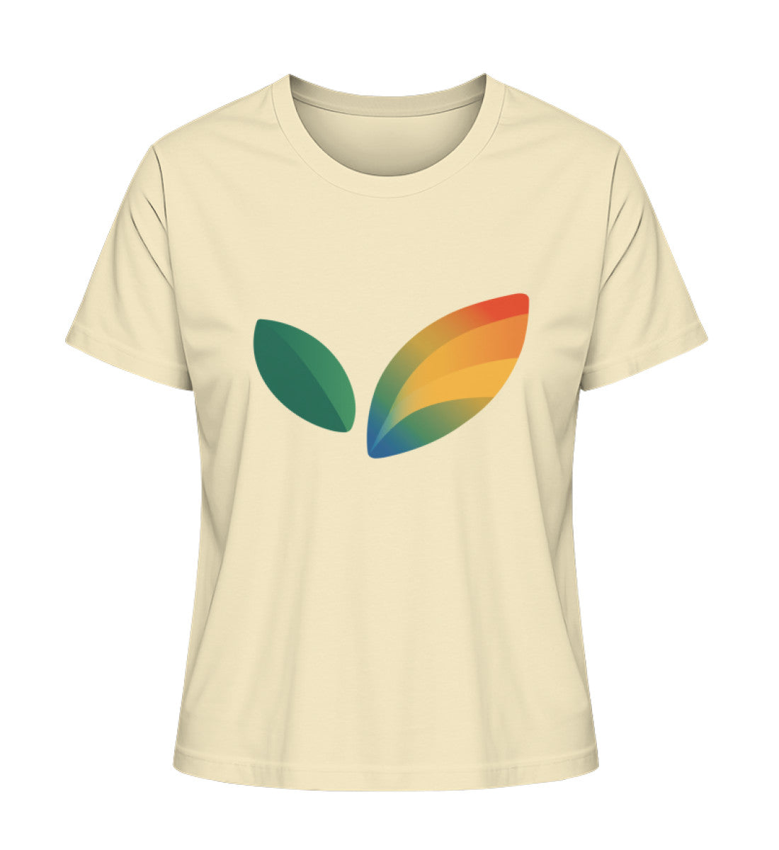 Natural Raw Short-Fit T-Shirt – Vegayn Leaf