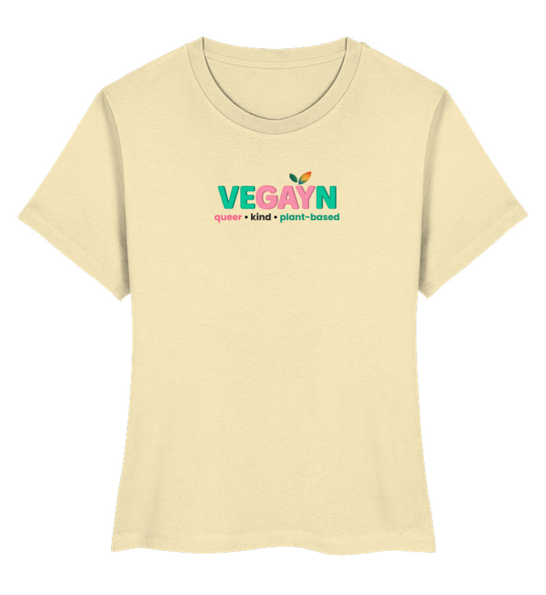 Natural Raw Short-Fit T-Shirt – Vegayn queer • kind • plant-based - Vegayn